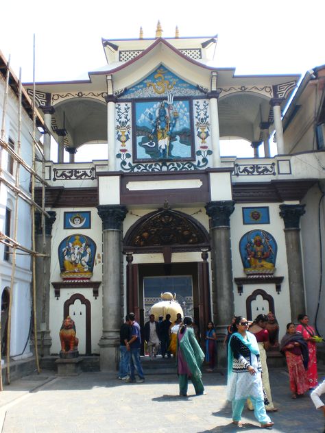 Pashupatinath Temple, A Hindu pilgrimage place in Kathmandu, Nepal. Pasupati Nath Temple Nepal, Pashupatinath Temple, Nepal Kathmandu, Kathmandu Nepal, Fantasy Aesthetic, Pilgrimage, Travel Fun, Nepal, Temple