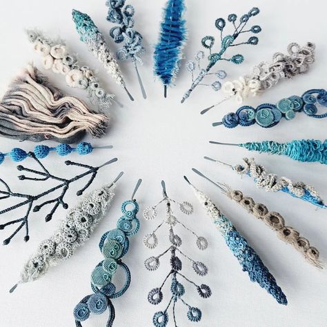 Liz Cooksey - Textile Artist (@liz_cooksey) | Instagram Liz Cooksey, Collage Art Mixed Media, Textile Crafts, French Knots, Textile Artist, Textile Jewelry, Mixed Media Artists, Textile Artists, Artist On Instagram