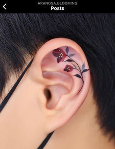 #BEAUTY, #RELATIONSHIPS #Fashion #Animals #Outfits #Winter Outfits #Animals# Lilac Ear Tattoo, Eat Lobe Tattoo, Ear Tattoo Color, Dandelion Ear Tattoo, Ear Tattoo Inner Flower, Flower Ear Tattoos, Floral Ear Tattoo, Ear Tattoo Flower, Ear Flower Tattoo