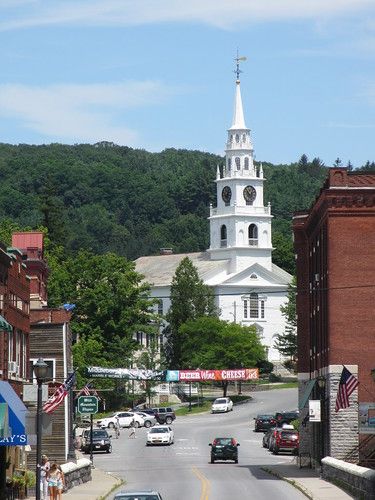 Main Street and Congregational Church, Middlebury, Vermont… | Flickr Small Town Vermont Aesthetic, Best Small Towns In Vermont, St Johnsbury Vermont, Vermont Aesthetic, East Corinth Vermont, Small Midwest Town, Middlebury College, Middlebury Vermont, Old Victorian Homes