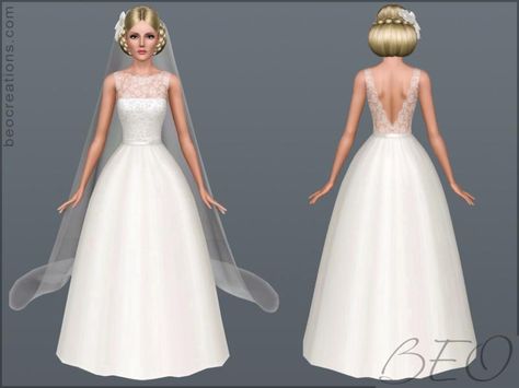 Sims 3 Wedding, Sims 3 Cc Clothes, Sims 4 Wedding Dress, Ts3 Cc, Royalty Dress, Sims 3 Cc Finds, Sims Medieval, Sims 3 Mods, Lace Sundress