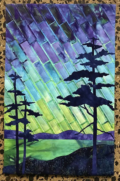 Northern Lights Quilts, Tempting Food, Cruise To Alaska, Online Chatting, Artist Home, Watercolor Quilt, Bargello Quilts, Landscape Art Quilts, Mountain Quilts