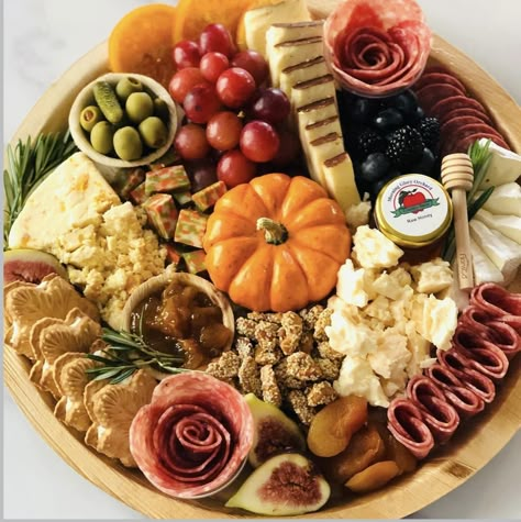 27 Fall Charcuterie Board Ideas That You'll Love 63 27 Fall Charcuterie Board Ideas That You'll Love Fall Graze Board, Pigs In A Blanket Charcuterie Board, Winery Charcuterie Board, Wine Tasting Charcuterie Board Ideas, Thank You Charcuterie Board, Charcuterie Meat Board, Housewarming Charcuterie Board, Fall Snack Platter, Fall Brunch Charcuterie Board