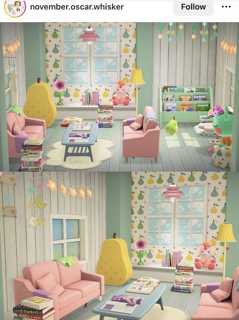 Acnh Spring, Acnh Interior, Acnh Christmas, Cottagecore Animal Crossing, Pastel Kidcore, Animal Crossing 3ds, Animal Crossing Funny, Animal Crossing Memes, Happy Home Designer