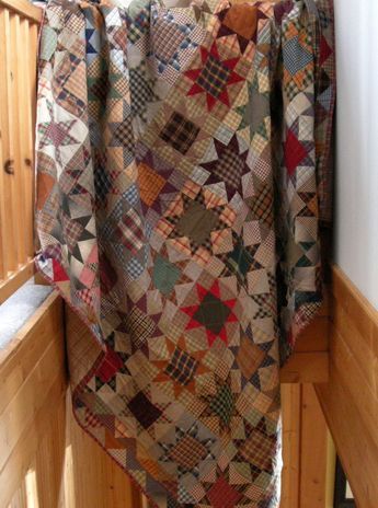 Plaid Quilts, Scrap Quilting, Sawtooth Star, Squares Quilt, Primitive Quilts, Stars Quilt, Flannel Quilts, Plaid Quilt, Country Quilts