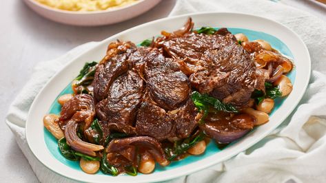 Steak With Butter, Mary Makes It Easy, Blade Steak, Braised Steak, Butter Beans Recipe, Mary Berg, Steak Butter, Beef Meat, Kitchen Magic