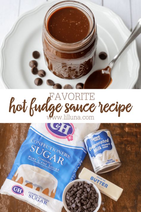 Sugar Free Hot Fudge Sauce, Hot Fudge Sauce Recipe Condensed Milk, Hot Fudge Sauce Recipe Evaporated Milk, Easy Hot Fudge Sauce, Homemade Hot Fudge Sauce, Hot Fudge Sauce Recipe, Diy Sauces, Fudge Sauce Recipe, Homemade Chocolate Fudge