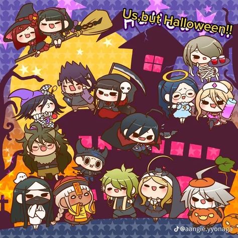 Danganronpa Halloween, Chibi Danganronpa, Cute Danganronpa, Ryoma Hoshi, Pfp Halloween, Doctor Halloween, Danganronpa Art, Danganronpa Fanart, New Danganronpa V3