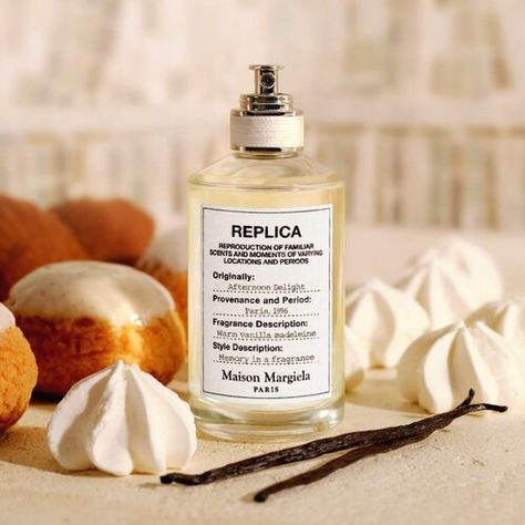 'REPLICA' Afternoon Delight Eau de Toilette - Maison Margiela | Sephora Clean Core, Sephora App, Perfume Wishlist, Replica Perfume, Sweet Perfume, Margiela Replica, Afternoon Delight, Vanilla Perfume, Perfume Scents