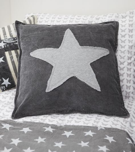 Star cushion by Jools Star Pillow, Barn Shop, Cute Cushions, Star Cushion, Urban Barn, Living Room Update, Barker And Stonehouse, Concept Art Drawing, Star Pillows