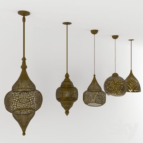 3d models: Chandelier - Moroccan Lamp Ceiling Lights Moroccan Chandelier, Turkish Lights, Moroccan Ceiling, Turkish Restaurant, Moroccan Lighting, Turkish Lamps, Moroccan Lamp, Lamp Ceiling, Sketchup Model