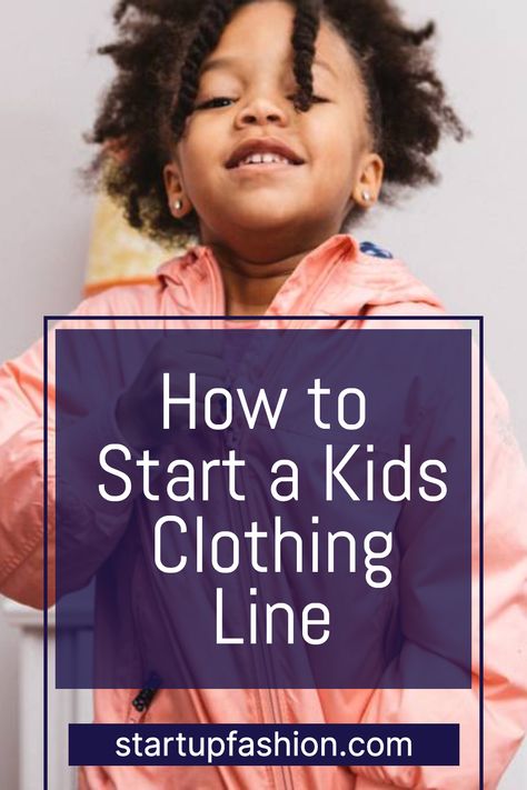 How To Start A Clothing Line, Start A Clothing Line, Small Business Ideas Products, Business Ideas For Students, Kids Clothing Store Design, Kids Clothing Brand, Kids Clothing Rack, Clothing Store Displays, Clothes Business