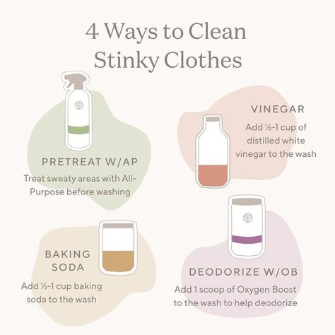 Yellow Armpit Stains, How To Wash Bras, Vinegar In Laundry, Smelly Clothes, Washing White Clothes, Armpit Stains, Toxic Free Living, Branch Basics, Laundry Room/mud Room