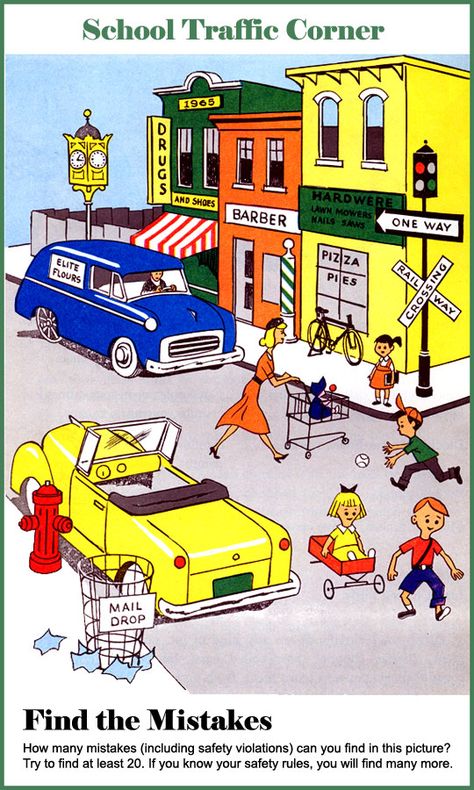 Traffic Rules For Kids, Road Safety Games, Find The Mistake, Teaching Safety, Safety Rules For Kids, Safety Games, Fire Safety Activities, Game Maker, Traffic Rules