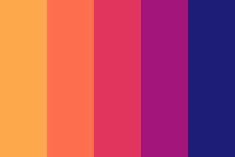 California Sunset Color Palette, California Colour Palette, Las Vegas Color Palette, Sunset Palette Wedding, California Burger, Malibu Sunset, Sunset Color Palette, California Colors, Sunset Palette