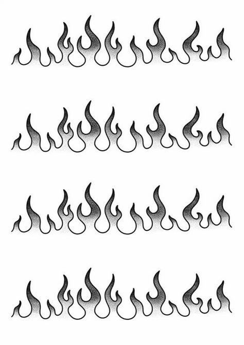 Flames Tattoo Stencil, Flame Tattoo Stencil, Flame Outline, Simple Flower Tattoo, Tattoo Samples, Grim Reaper Tattoo, Timeless Tattoo, Ear Tattoo Ideas, Reaper Tattoo