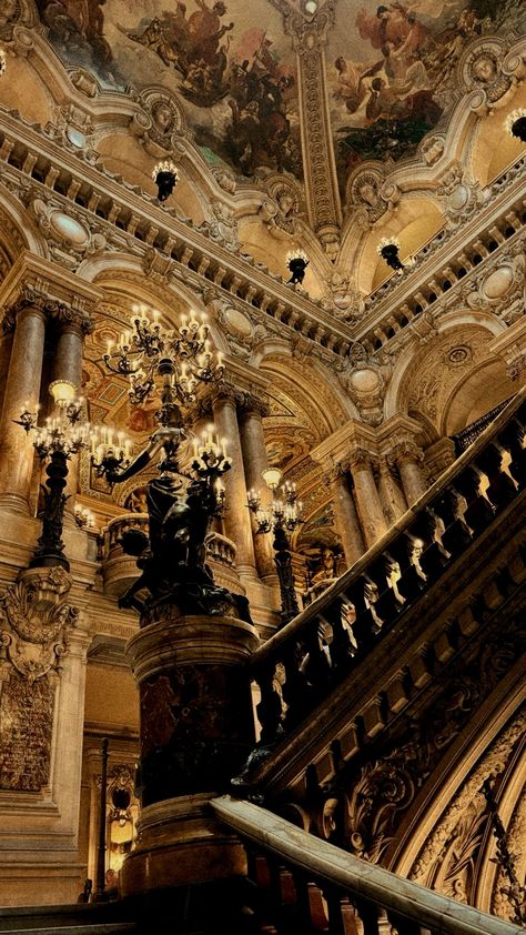 Opera Garnier///Paris, France ✖️🇫🇷✖️ Opera Astethic, Opera Garnier, Opera Aesthetic, Opera Garnier Paris, Opera, France, Paris, Architecture, Travel