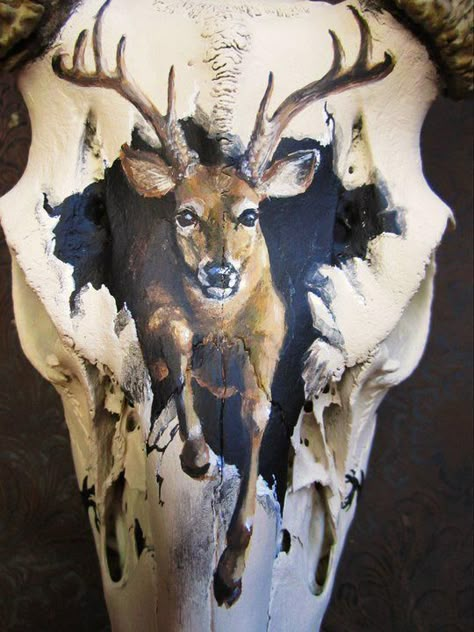 Big buck Deer Skull Decor, Painted Deer Skulls, Painted Animal Skulls, Deer Hunting Decor, Deer Skull Art, Painted Cow Skulls, Cow Skull Decor, Cow Skull Art, Painted Deer