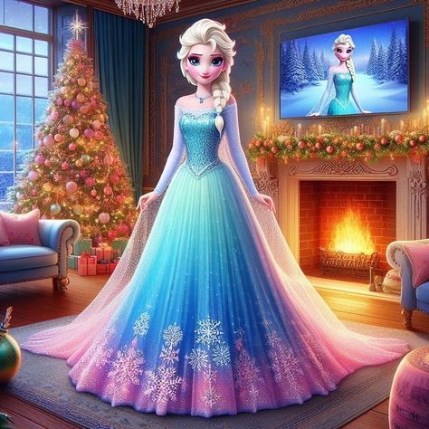 Narnia Oc, Disney Characters Christmas, Frozen Invitations, Frozen Queen, Princesses Disney, Frozen Christmas, Dreamy Gowns, Disney Princess Elsa, Barbie Cartoon