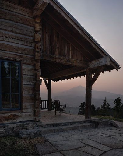 Haven Interior Design | Western Home Journal – Luxury Mountain Home Resource Lodge Aesthetic, Timber Homes, Gorgeous Homes, Rustic Patio, Big Sky Montana, Cabin Exterior, Lodge Cabin, Mountain Living, Western Homes