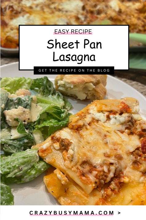 Sheet Pan Lasagna Recipe White Chicken Sheet Pan Lasagna, Cookie Sheet Lasagna, Creamy Chicken Sheet Pan Lasagna, One Pan Lazy Lasagna, Pan Lasagna Recipe, Fresh Lasagna Sheets Lasagne Recipes, Sheet Pan Lasagna, Pan Lasagna, Easy Sheet Pan Dinner