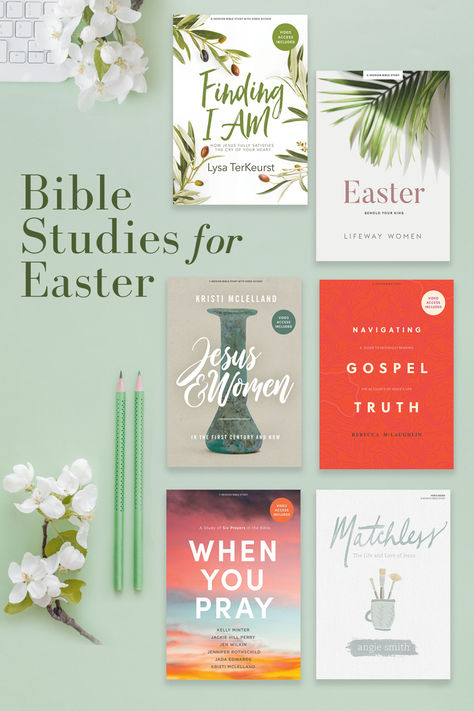 Study the life, character, and teachings of Jesus with these Bible studies this Easter season. Womens Bible, Study Topics, Bible Study Topics, Bible Study Plans, Bible Verses About Faith, Virtuous Woman, Bible Study Guide, Study Ideas, Womens Bible Study