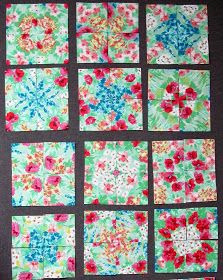 Exuberant Color, Kaleidoscope Quilts, Square Quilts, 4 Patch Quilt, Millefiori Quilts, One Block Wonder, Snowman Quilt, Big Block Quilts, Kaleidoscope Quilt