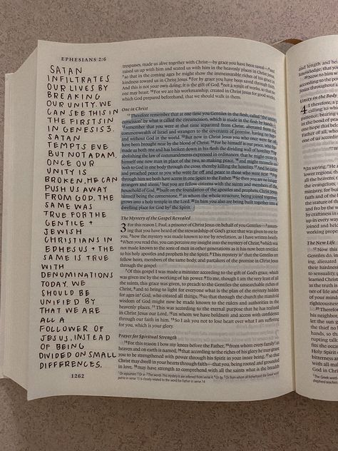 Bible Journalling Aesthetic, Ephesians 2 Bible Journaling, Bible Annotations Aesthetic, Bible Pages Aesthetic, Organize Bible, Highlighted Bible Verses, Ephesians Bible Journaling, Bible Journaling Ephesians, Scripture Study Aesthetic