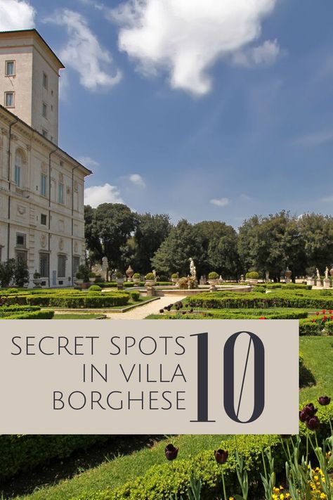 10 Secret Spots You Can’t Miss In Villa Borghese Villa Borghese Rome, Art House Movies, Fun Places For Kids, Horse Racing Track, Galleria Borghese, Villa Borghese, Piazza Del Popolo, Summer In Italy, Villa Park