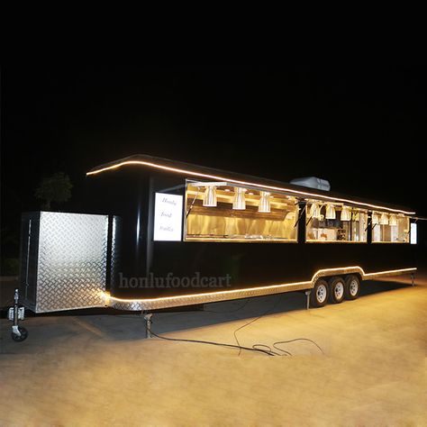 11m long concession food truck 2020 Hot Sale Mobile Food cart/vending Food truck/mobile Food Trailer https://m.alibaba.com/product/62203047068/11m-long-concession-food-truck-2020.html?__sceneInfo={"cacheTime":"1800000","type":"appDetailShare"} Food Truck Lighting Ideas, Luxury Food Truck, Food Kiosk Design, Fast Food Delivery, Fast Food Truck, Food Truck Food, Mobile Restaurant, Food Trailer For Sale, Food Vans