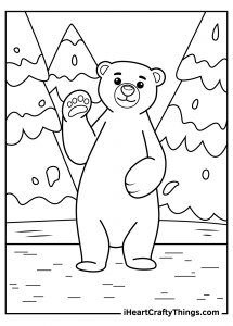 Polar Bear Outline, Polar Bear Coloring Page, Polar Bear Color, Polar Bear Drawing, Polar Bear Face, Save The Polar Bears, Snowman Coloring Pages, Bear Artwork, Puppy Coloring Pages