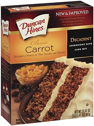 Duncan Hines Decadent Cake Mix Classic Carrot 214 oz >>> Check out this great product. (This is an affiliate link) #bakingmixes Box Carrot Cake Recipe, Cake Mix Carrot Cake Recipe, Donut Maker Recipes, Publix Cakes, Weight Watchers Muffins, Carrot Cake Recipe Easy, Boxed Cake Mixes Recipes, Buckwheat Cake, Carrot Cake Cheesecake