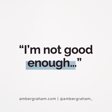 Raise your hand if you’ve ever been disappointed in friendship or relationships and this was the first thought that you had. 🙋🏼‍♀️ Maybe they just told you they couldn’t do something for YOU that they’ve done for others. Maybe they ended the relationship. Maybe they made plans without you. Your mind immediately starts running down the inner list you secretly carry that just confirms your inner belief that you’re not good enough. “I’m not fun/ sexy/ pretty…. Enough.” “What do they hav... Not Good Enough To Marry, I'm Not Good Enough For Someone, I'm Not Good Enough For You, I’ll Never Be Enough, Not Good Enough For You, I’m Not Good Enough, Never Good Enough Quotes, Disappointment Quotes, Enough Is Enough Quotes