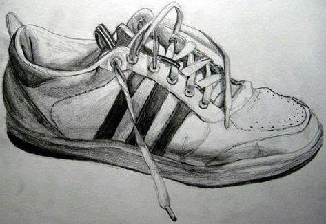 Shoe Pencil Drawing, Shoes Pencil Drawing, Shoes Sketching, Shoe Drawings, Shoes Sketch, Shoe Drawing, Shoe Sketches, Object Drawing, Shoes Sneakers Jordans