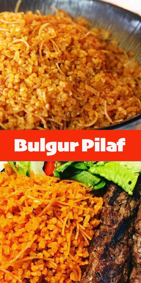 Bulgur is a healthy and delicious alternative to rice. This is an easy Assyrian recipe that you will love! Bulgar Recipes, Assyrian Recipes, Chaldean Recipe, Bulgur Wheat Recipes, Bulgur Pilaf, Bulgur Recipes, Rice Substitute, Pilaf Recipe, Pilaf Recipes