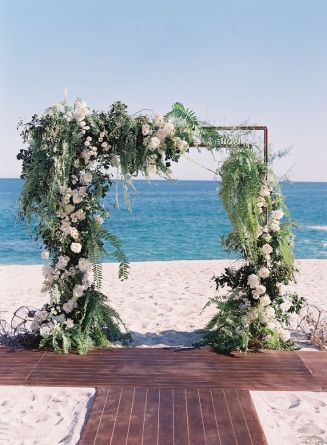 Beach Wedding Arch, Beach Wedding Decorations Reception, Wedding Themes Summer, Wedding Ceremony Arch, Garden Venue, Beach Wedding Inspiration, Beach Ceremony, Wedding Inside, Beach Wedding Decorations