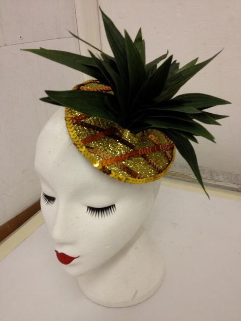 Pineapple Pineapple Hat, Halloween 2018, Paradise Island, Hair Pieces, Fancy Dress, Tiara, Pineapple, Character Design, Crown Jewelry