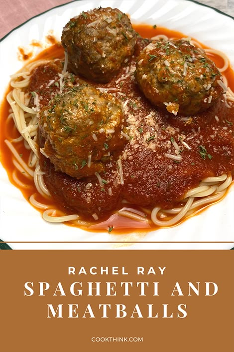 Rao Meatball Recipe, Rachel Ray Meatballs, Natashas Kitchen Meatballs, Rachael Ray Spaghetti Sauce, Rachael Ray Spaghetti And Meatballs, Rachel Ray 30 Minute Meals, Raos Meatballs, Italian Landscaping, Authentic Spaghetti And Meatballs