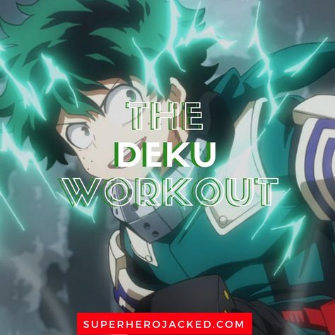 Deku Workout Routine: Train like Izuku Midoriya from My Hero Academia – Superhero Jacked Deku Workout, Academia Fit, Hero Workouts, Pyramid Training, Effective Workout Plan, Barbell Deadlift, Workout Routines For Beginners, Muscle Building Workouts, All Might