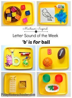 Letter b sound activities for toddlers 18 - 24 months. Letter B Activities, Sound Activities, Letter Sound Activities, Montessori Toddler Activities, Letter Sound, Montessori Learning, Teaching Toddlers, Themed Activities, Letter Activities