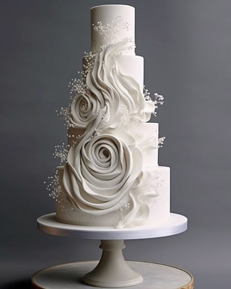 Wedding Chicks® on Instagram: "Let's kick the weekend off with 10 extraordinary wedding cakes. Which is your favorite? We have all the fan favorites: Swirl Wedding Cakes, Modern Wedding Cakes, Cube Wedding Cakes, Cotemporary Wedding Cake, Pressed Flower Wedding Cakes, Vintage Wedding Cakes, Celestial Cakes, Butterfly Cakes Cake #1 @elizabethscakeemporium Cake #2 @rbicakes Cake #3 @louisehayescakedesign Cake #4 @cake_ink Cake #5 @ard_bakery Cake #6 @cakehouse.by.katrinaallan Cake #7 @bode Modern Cake Design Unique, Cakes 2023, Wedding Cake Trends, Textured Wedding Cakes, Fancy Wedding Cakes, Wedding Cakes Elegant, Big Wedding Cakes, Luxury Cake, Modern Cakes