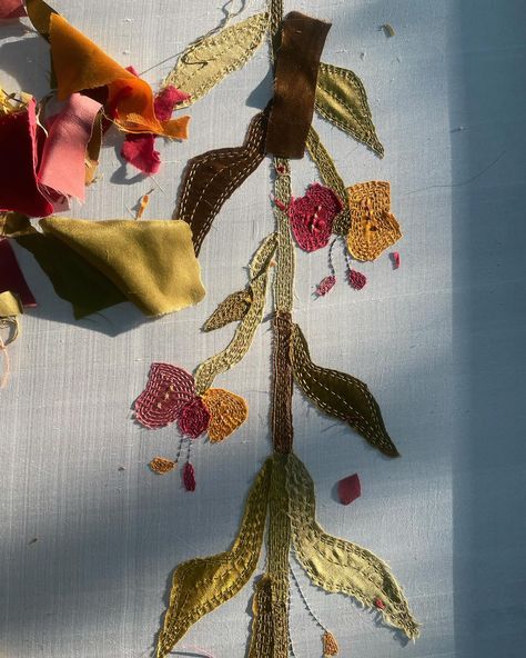 Natural Dyes - Colors of summer 2024 . #heenaagrima Summer Multicolor Embroidered Fabric, Summer Semi-stitched Embroidered Fabric, Natural Embroidery, Textile Technology, Ceremonial Semi-stitched Multicolor Embroidered Fabric, Botanical Dye Fabric, Embroidery Samples, Green Natural Dye Fabric, Colors Of Summer