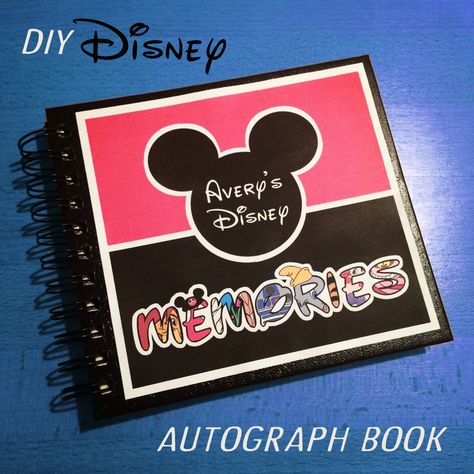 DIY Disney Autograph Memory Book Disney Autograph Ideas, Disney World Autograph Book, Disney Autograph Books, Diy Autograph Book, Winter In Chicago, Disney Autograph Book, Disney Autograph, Autograph Book Disney, Autograph Book