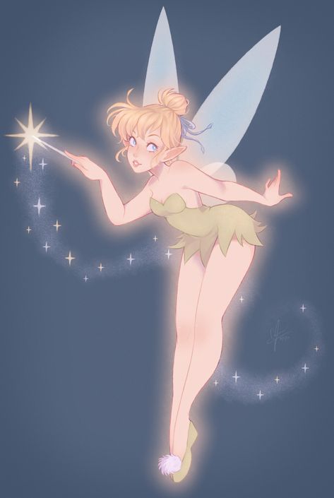 Tinkerbell And Friends, Horror Fanatic, Peter Pan And Tinkerbell, Tinkerbell Fairies, Disney Princess Fan Art, Disney Fanart, Character Artist, Fairy Artwork, Princess Drawings