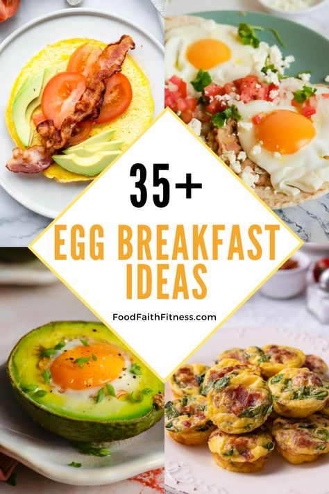 If you're an egg enthusiast looking to jazz up your breakfast routine, we've got you covered with over 35 egg-citing breakfast ideas! From classic scrambles and omelets to creative concoctions like egg muffins and avocado egg boats, there's a delightful dish for every morning mood. Healthy Breakfast With Boiled Eggs, Poached Egg Recipes Breakfast, Scrambled Egg Breakfast Ideas, Creative Egg Breakfast Ideas, Plated Breakfast Ideas, Fancy Egg Breakfast, Breakfast Plating Ideas, Egg Ideas For Breakfast, Egg Brunch Ideas