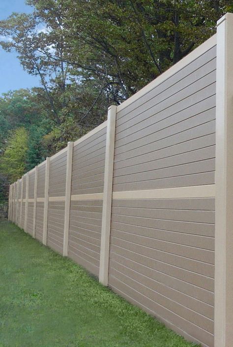 Outdoor Sound Wall, Outdoor Sound Proofing, Noise Reduction Fence, Outside Sound Barriers, Sound Barrier Wall Noise Reduction, Sound Barrier Wall, How To Sound Proof Second Floor, Soundproof Room From Outside Noise, Sound Baffles