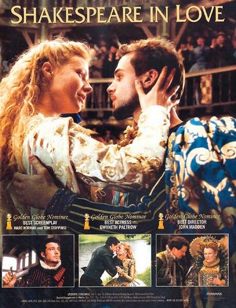 WATCHED: Shakespeare In Love John Madden, Shakespeare Love, Joseph Fiennes, Shakespeare In Love, Beau Film, Movies Worth Watching, Judi Dench, Love Film, Music Theater