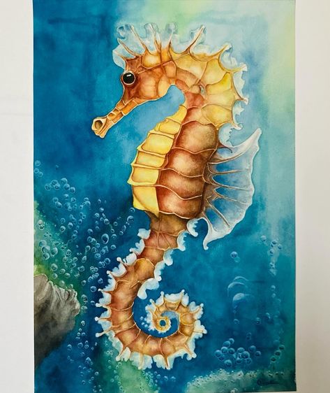 Into the deep #aquarelle #watercolor #watercolour #artlovers #artstagram #bubbles #seapainting #seabed Sealife Watercolour, Sealife Watercolor, Croquis Sketch, Sea Painting, Sketch Illustration, Sealife, The Deep, Bubbles, Sketch