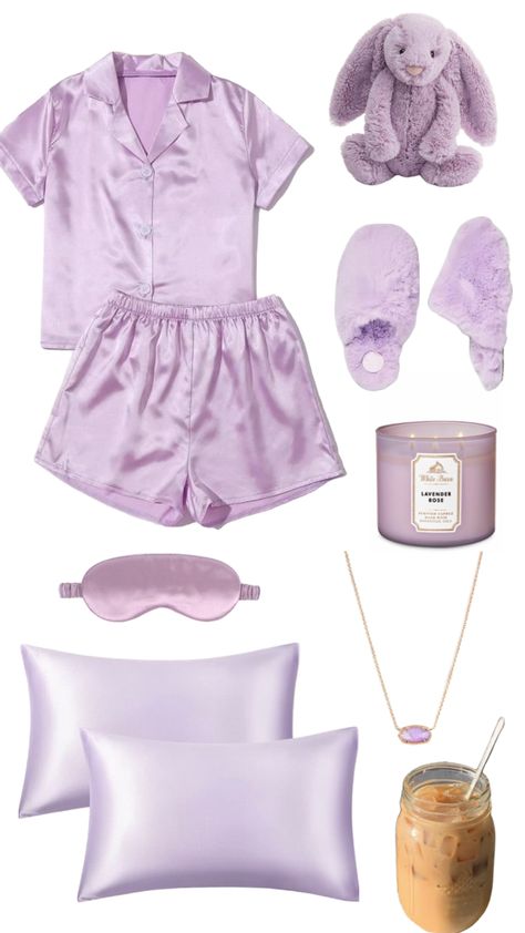 Comfy Sleeping Outfits Aesthetic, Sleepwear Outfits Aesthetic, Purple Pjs Aesthetic, Fit Checks Aesthetic, Purple Pajamas Aesthetic, Purple Comfy Outfit, Sleep Over Outfit, Purple Pijama, Aesthetic Pj Outfits