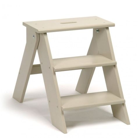 Folding Step Stools - Ideas on Foter Kitchen Step Ladder, Wooden Step Ladder, Small Ladder, Ladder Chair, Wood Step Stool, Kitchen Step Stool, Wooden Step Stool, Folding Step Stool, Wood Steps